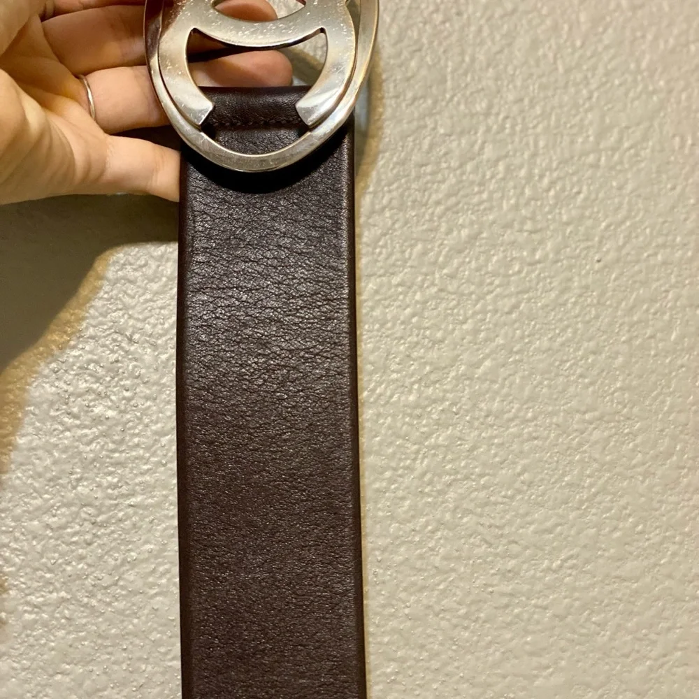Authentic CHANEL CC Buckle Belt - Picture 4 of 5